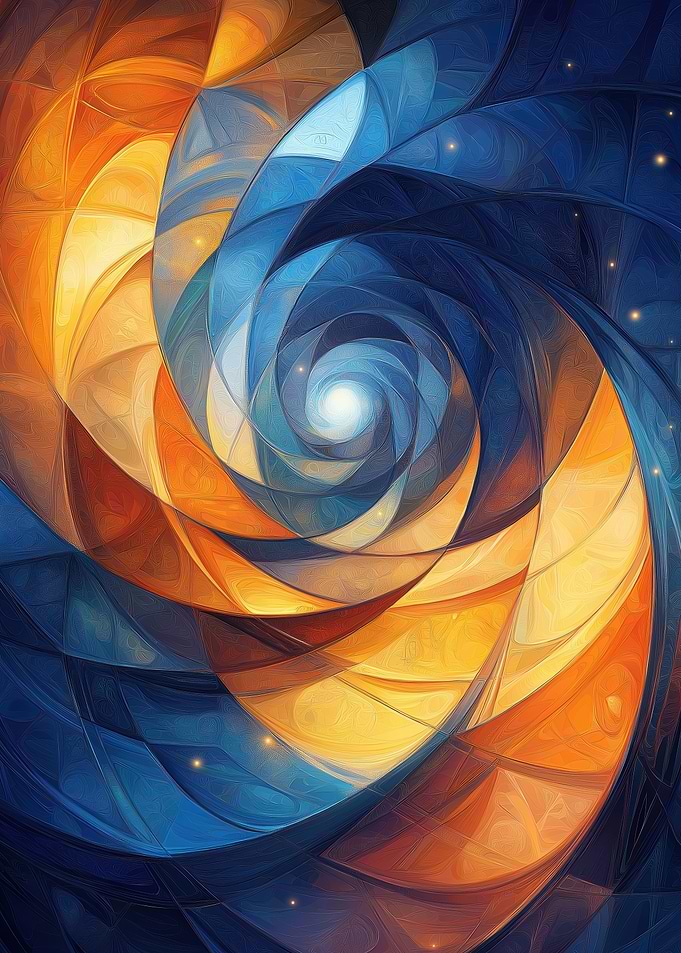 Abstract Spiral Art