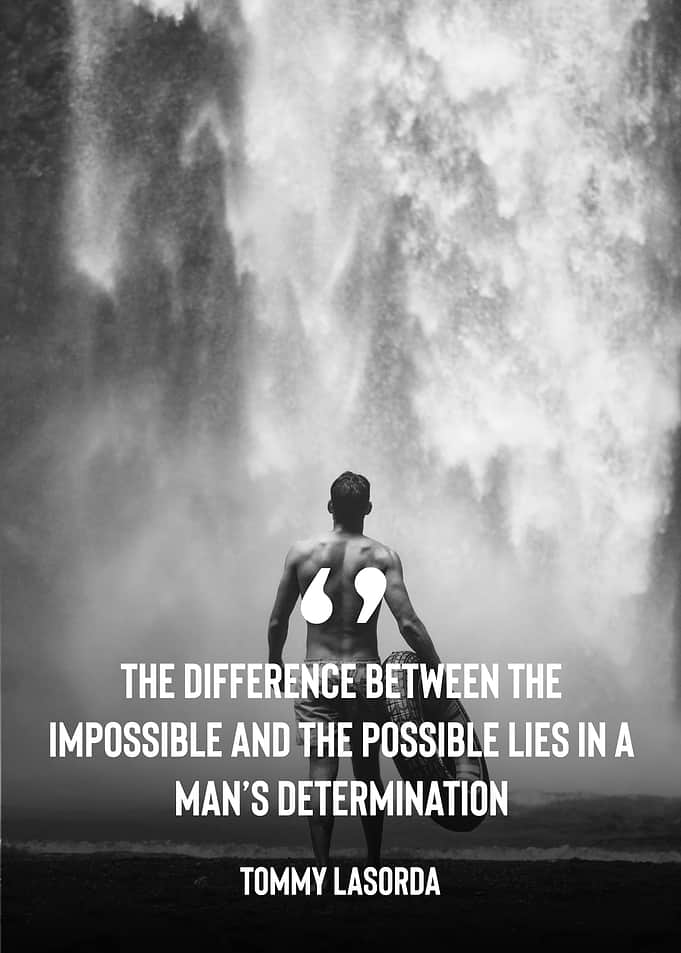 Determination Quote