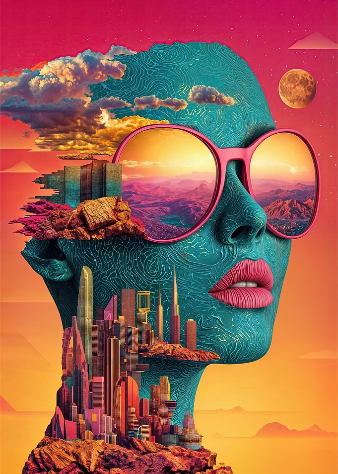 Cityscape Woman
