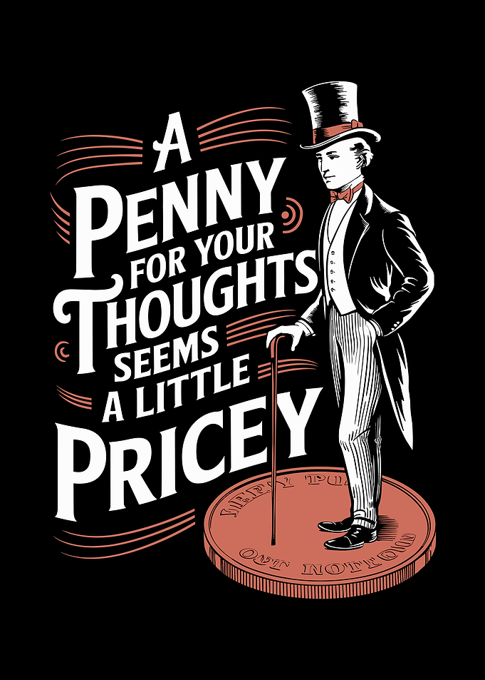 A Penny For Your Thoughts Seems A Little Pricey