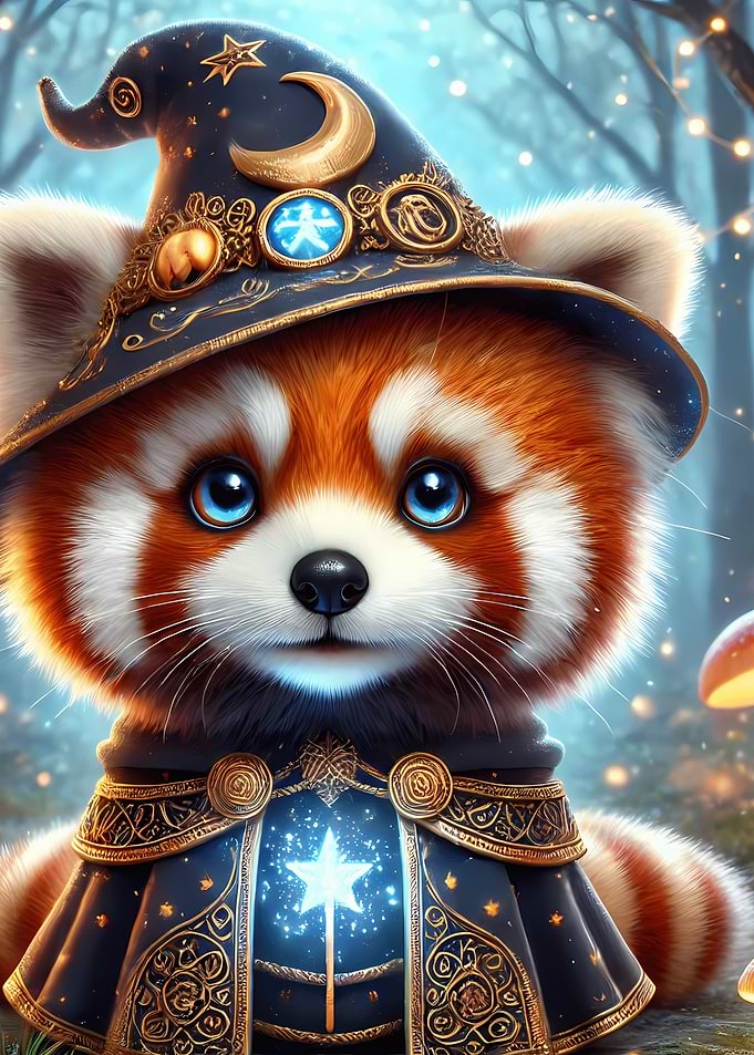 Red Panda Wizard