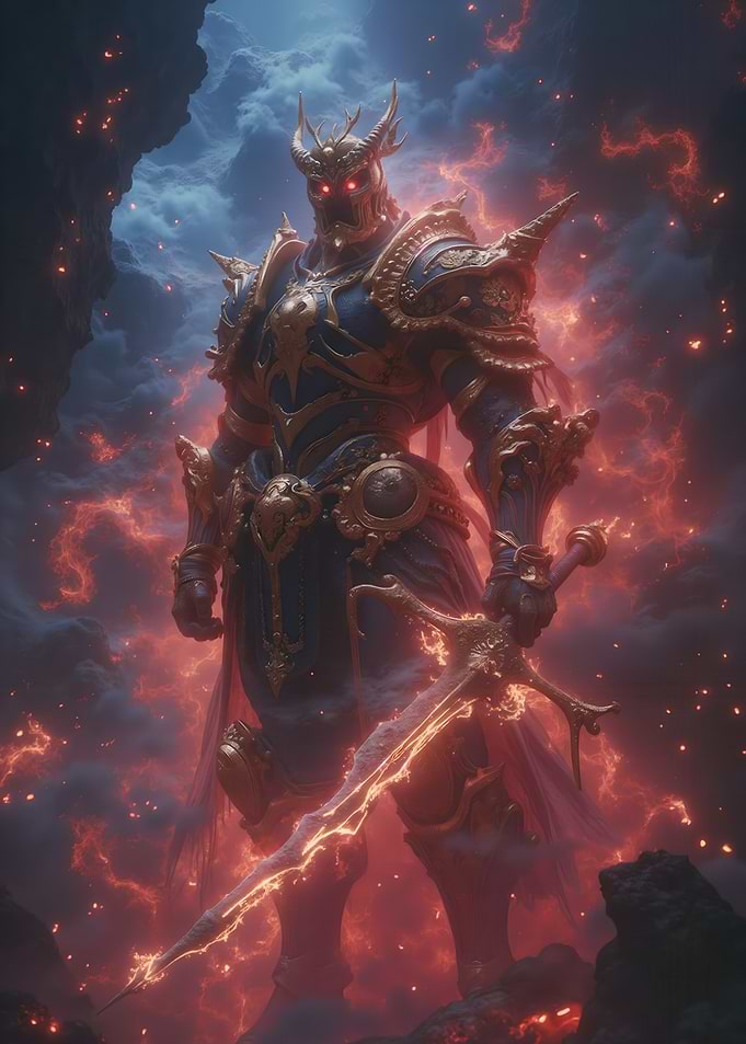 Fiery Knight