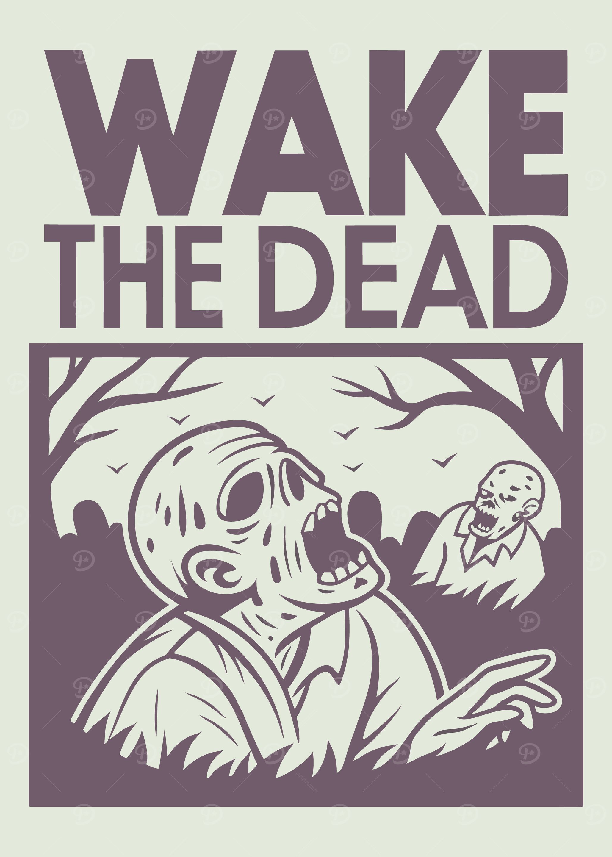 Wake the Dead Zombie Art
