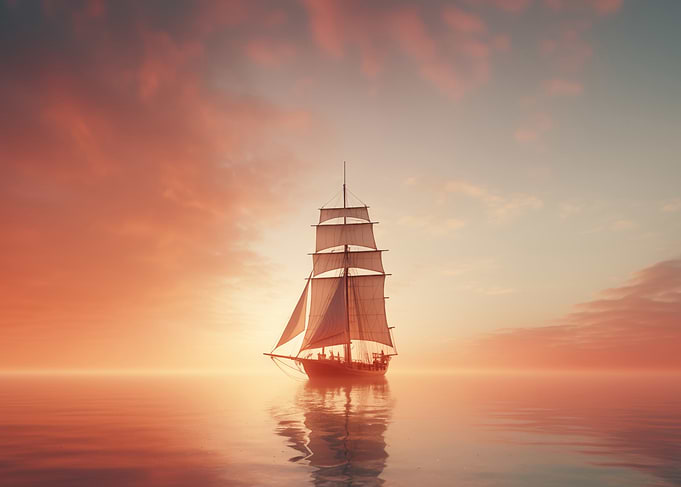 Sailing into Sunset
