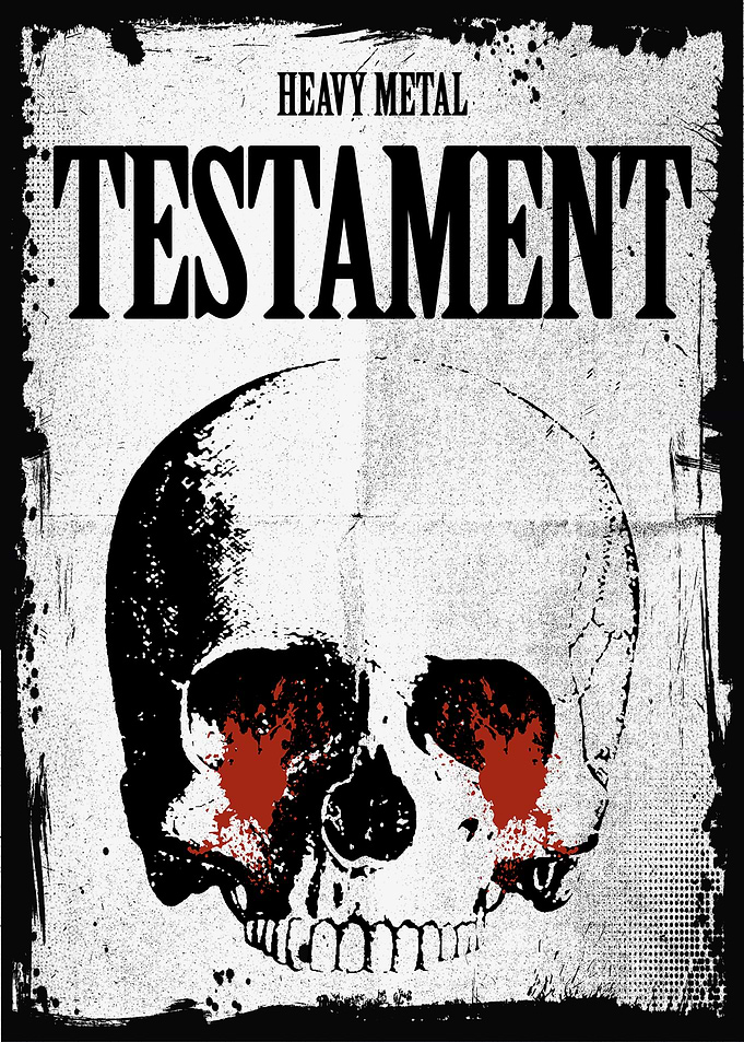 Testament Heavy Metal Poster