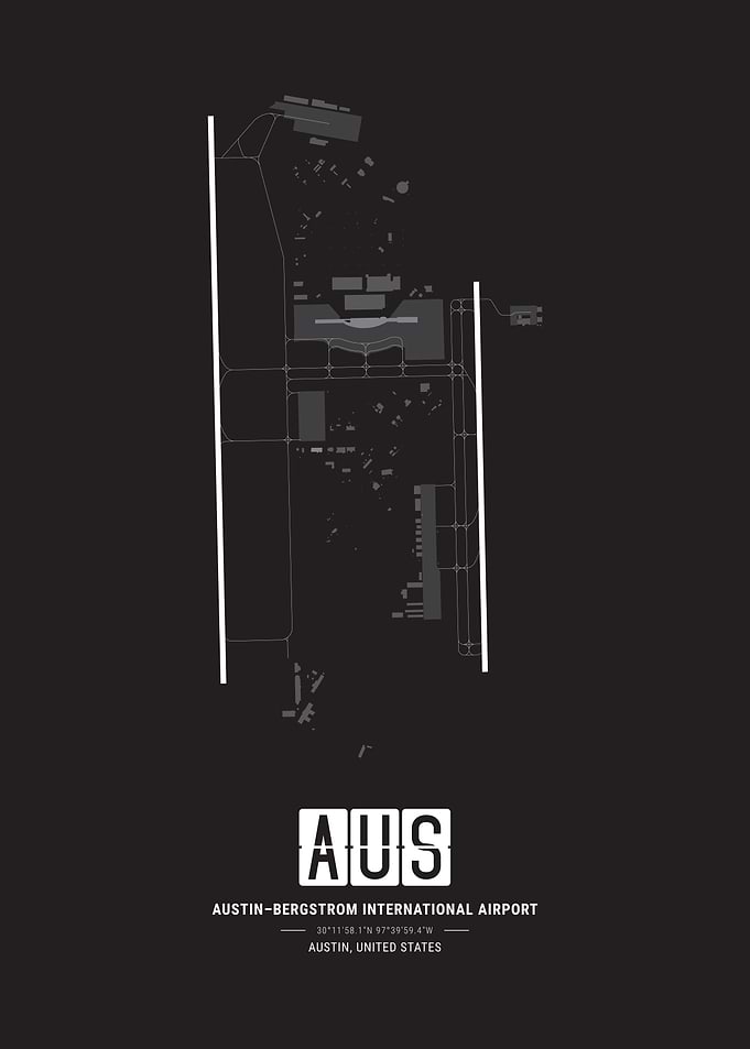 Austin Airport Map
