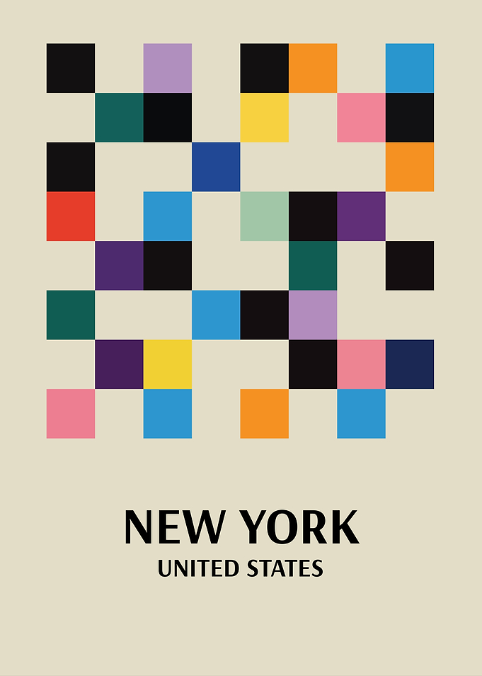 New York City Pixel Art