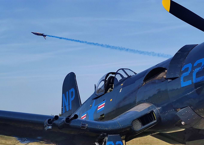 F4U-5N 'Corsair' & Patrouille de France Alphajet