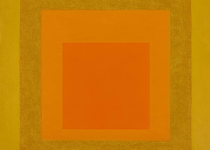 Orange and Yellow Abstract