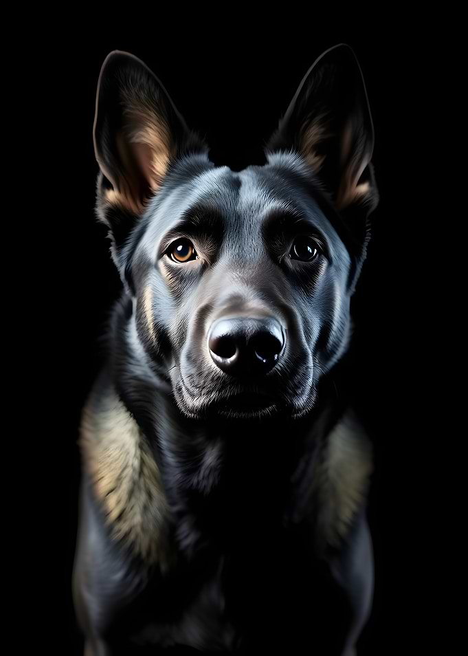 German Shepherd Portrait