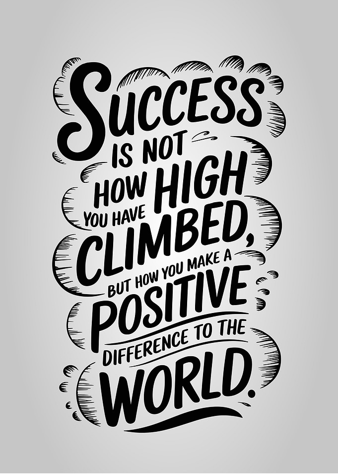 Success Quote Typography