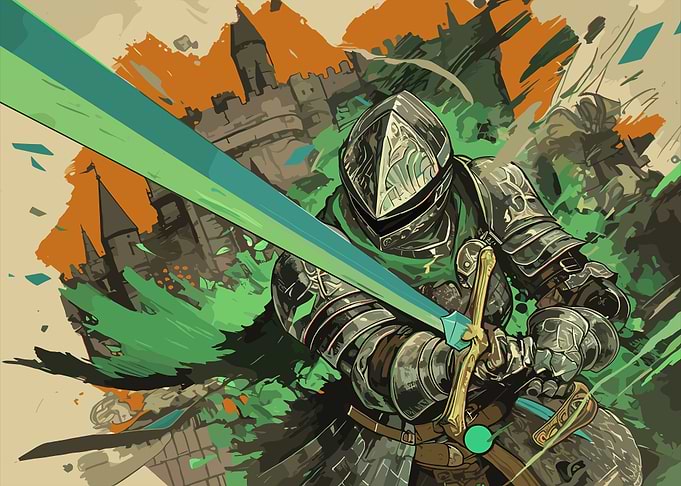 Dark Souls Knight Artwork
