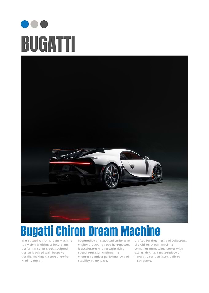 Bugatti Chiron Dream Machine