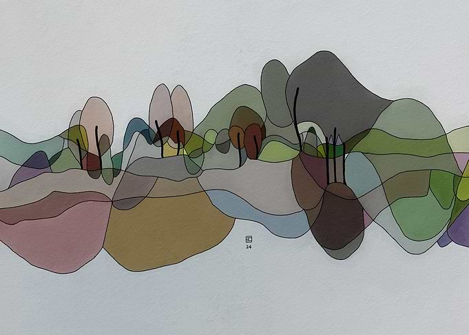 Abstract Landscape Art