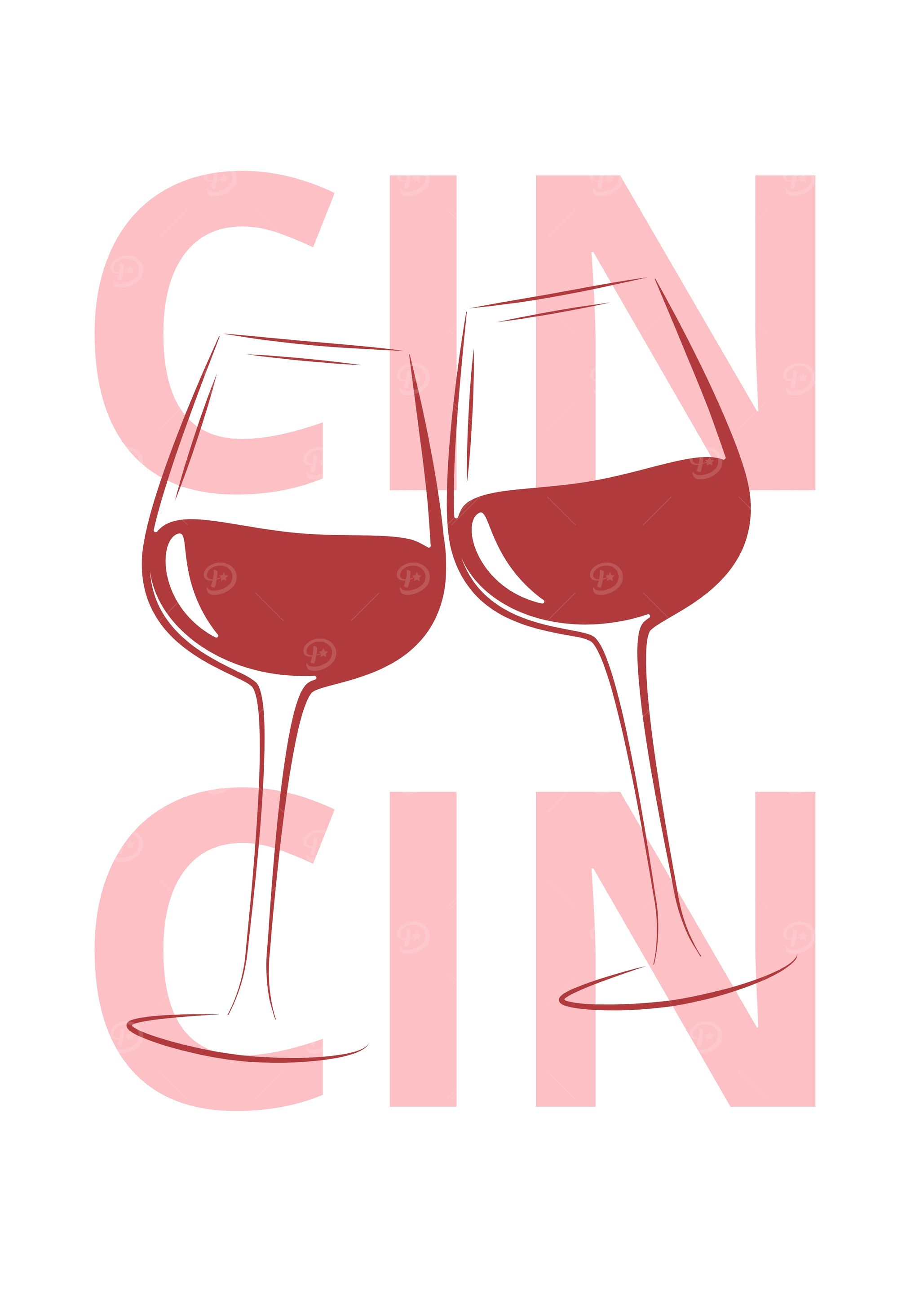 Wine Cheers Graphic