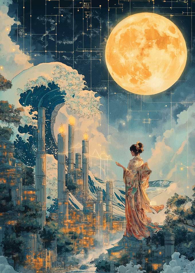 Geisha and the Wave