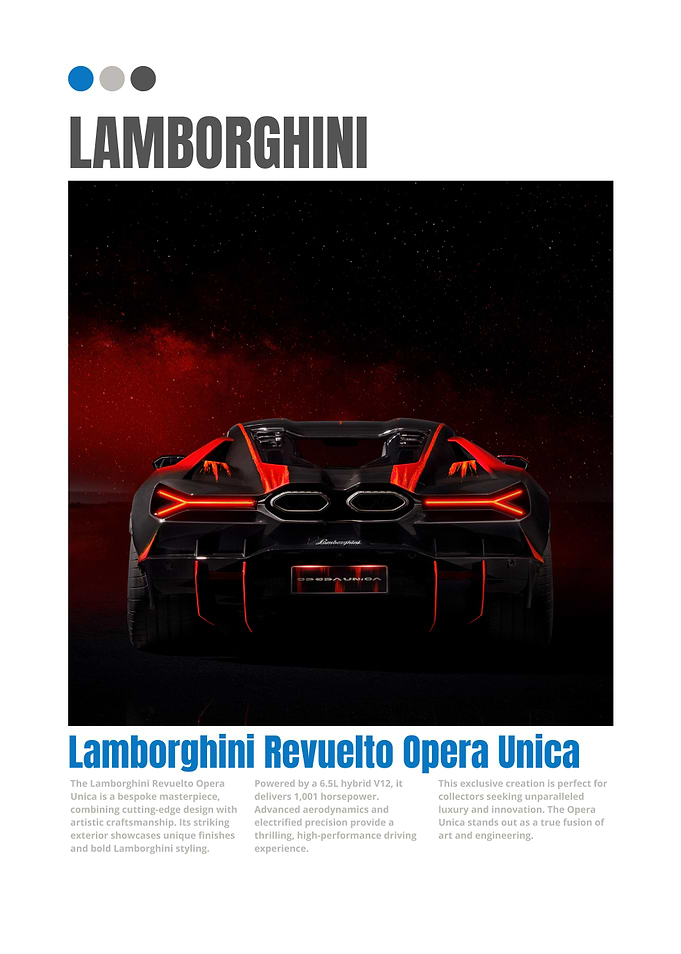 Lamborghini Revuelto Opera Unica