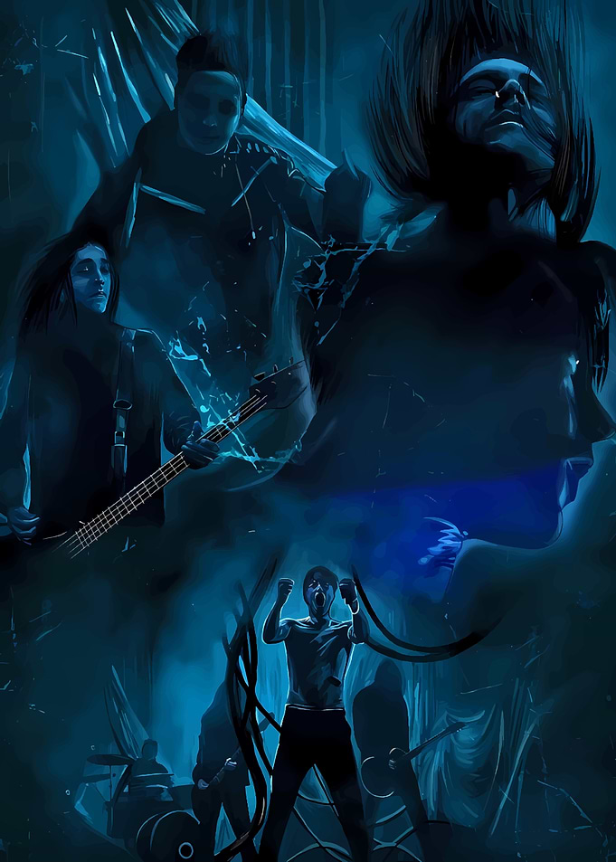 bad omens Band Silhouettes