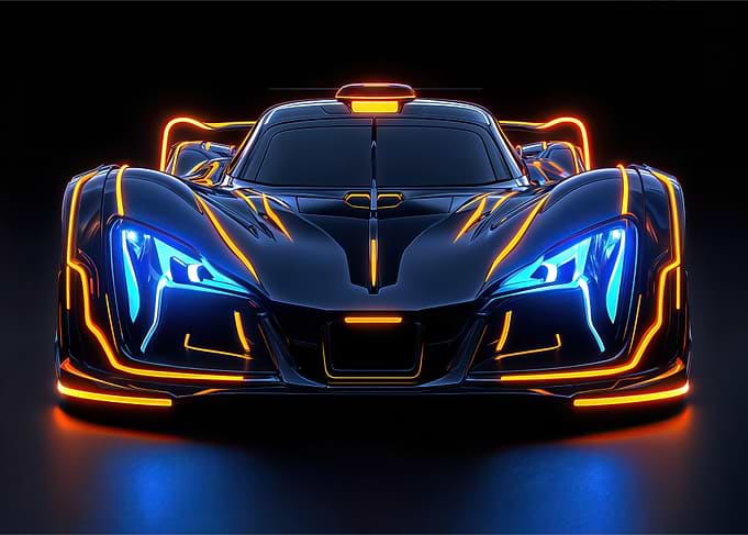 Futuristic Sports Car