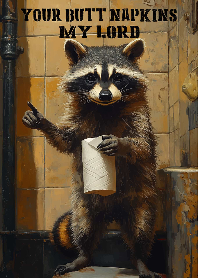 your butt napkins my lord