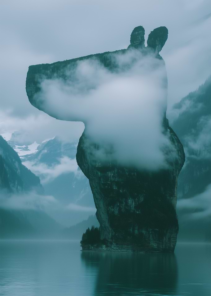 Chill Guy Meme Nature View