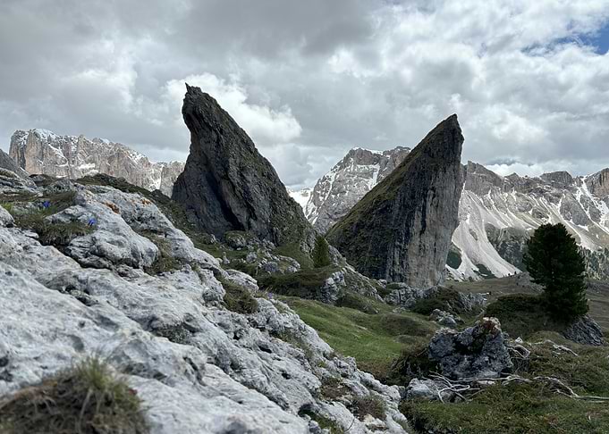 Mountain Peaks Landscape