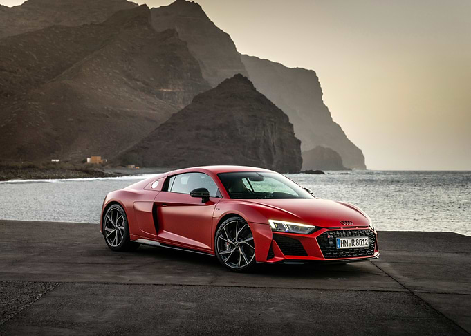 Red Audi R8 Coupe