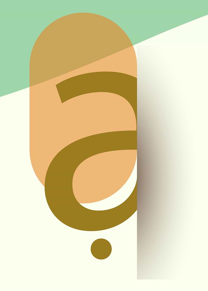 Abstract Letter A