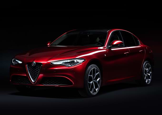 Red Alfa Romeo Giulia Sedan
