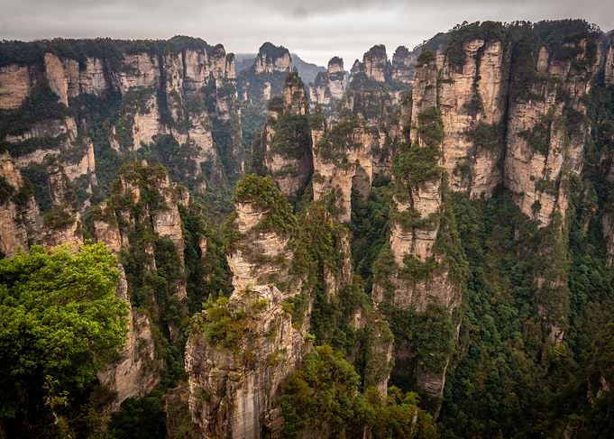 Tall Mountain Peaks