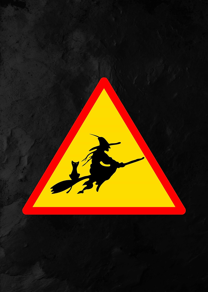 Witch Warning Sign