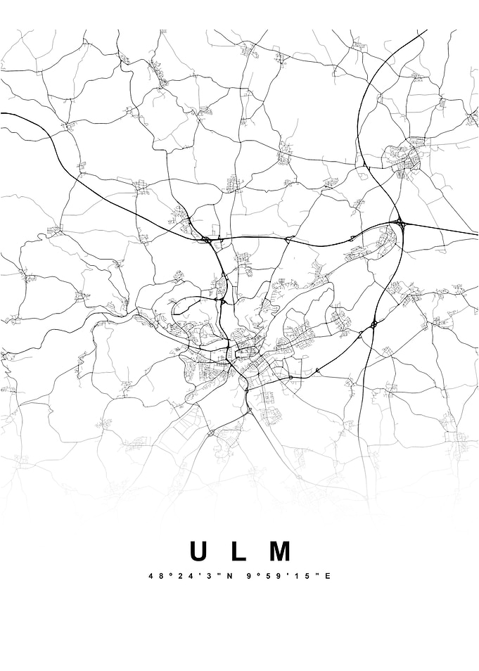 Ulm City Map