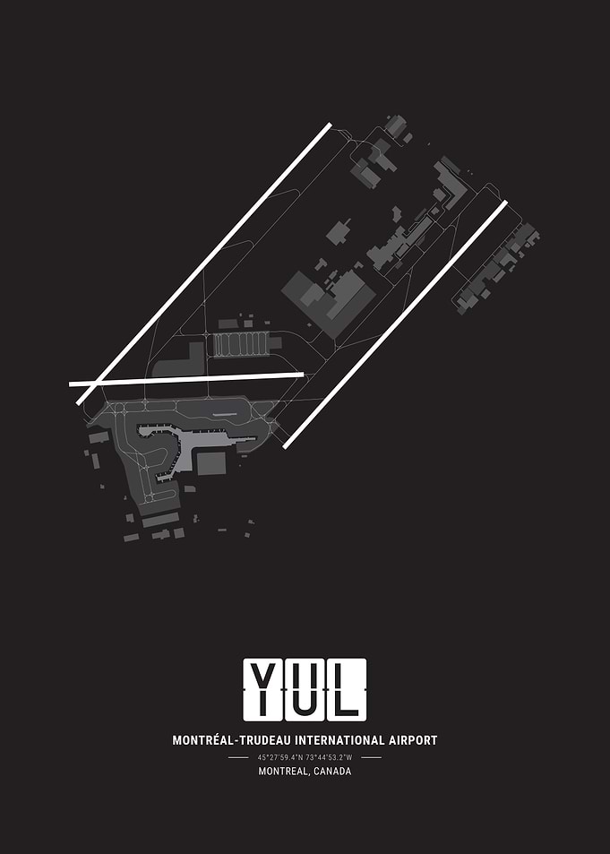Montreal Airport Layout
