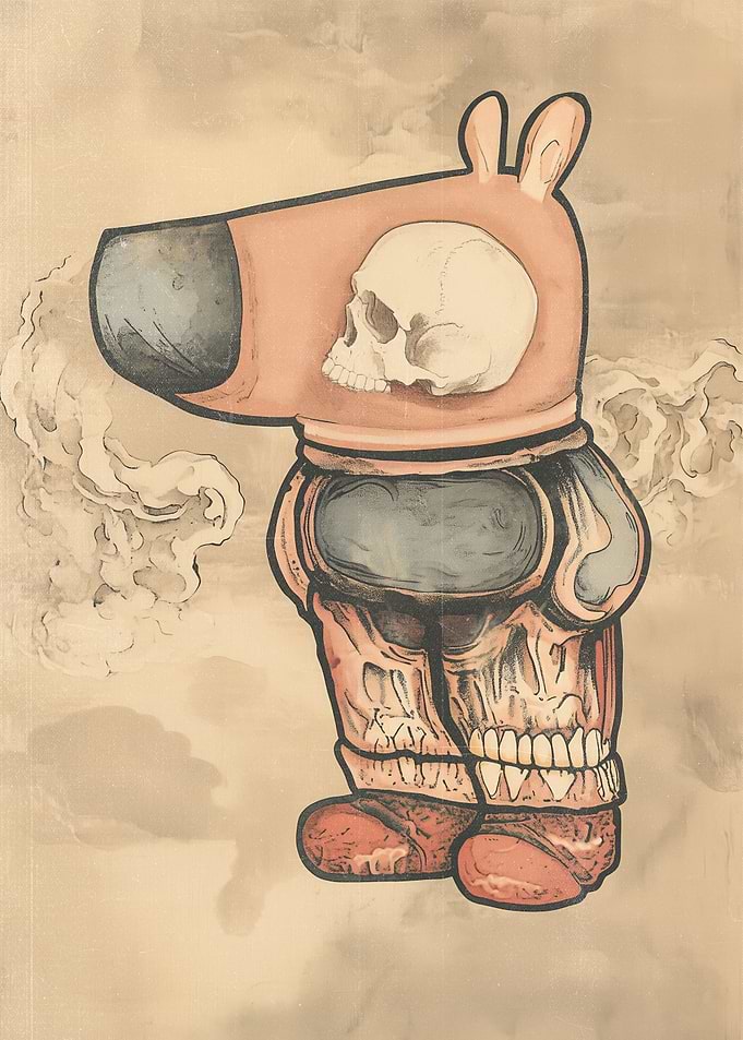Chill Guy X-Ray Ukiyo-e