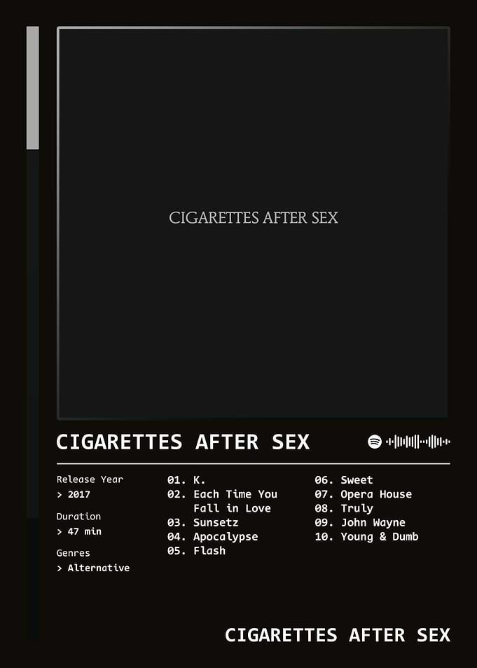Cigarettes After Sex (2017) Album by Cigarettes After Sex