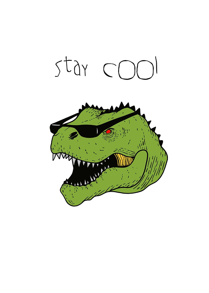 Cool Dinosaur Illustration
