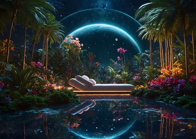Dreamy Tropical Oasis
