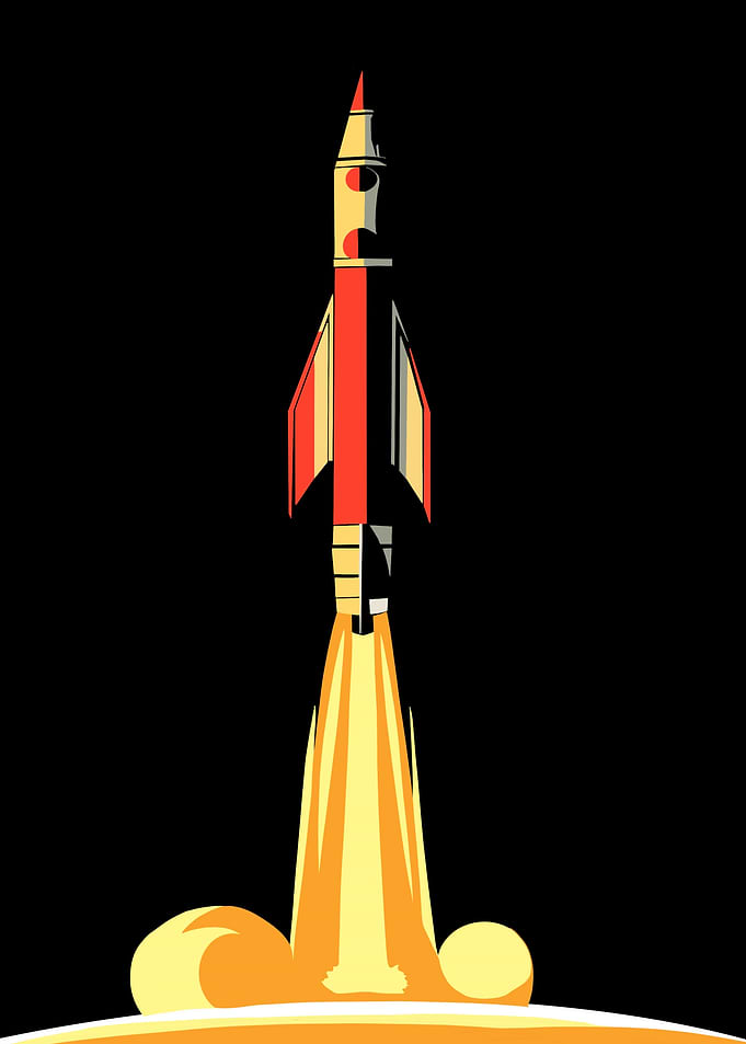 Retro Rocket Launch