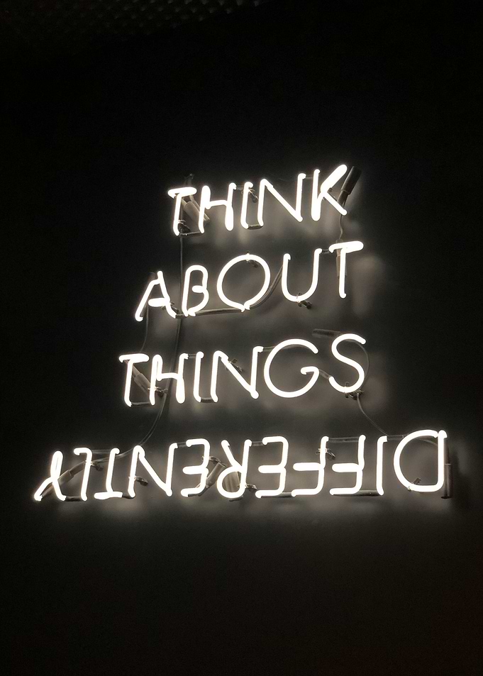 Think Differently Neon Sign