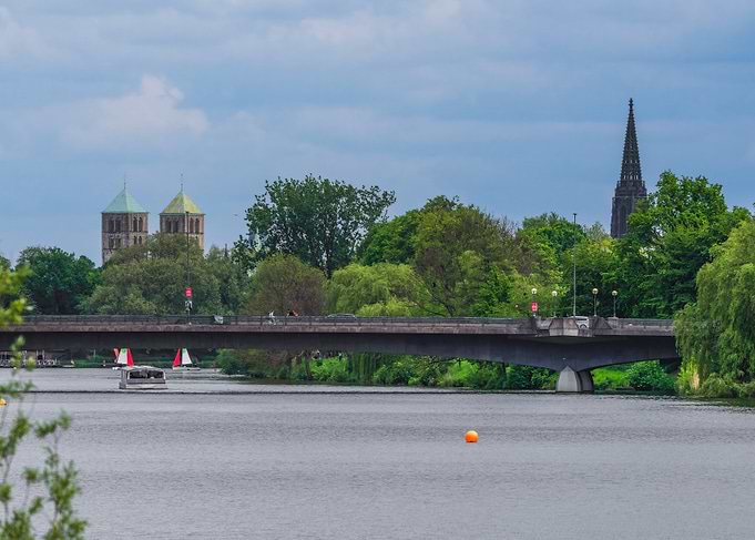 Aasee in Münster
