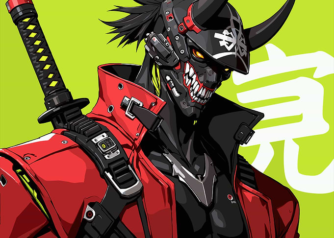 Cyberpunk Samurai