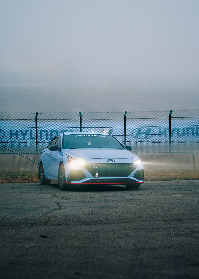 Hyundai Elantra N on Track