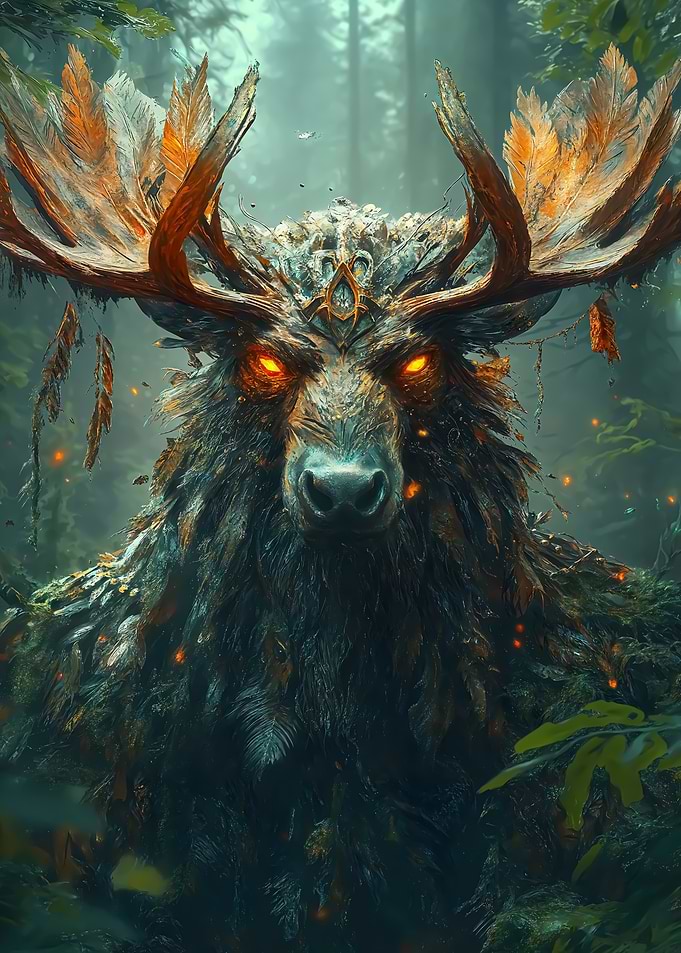 Forest Spirit Moose