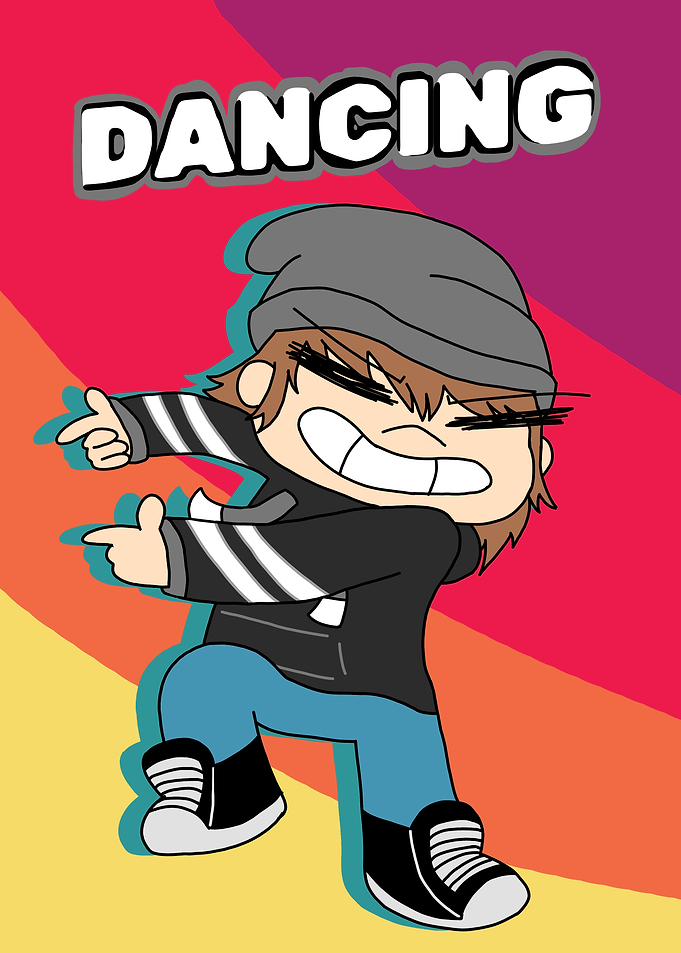 Dancing Cartoon Character