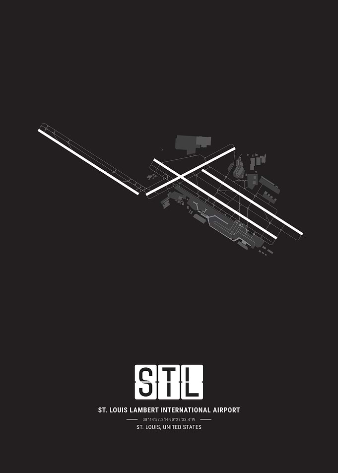 St. Louis Lambert International Airport Map