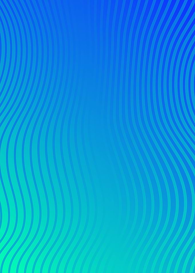 Abstract Blue and Green Waves
