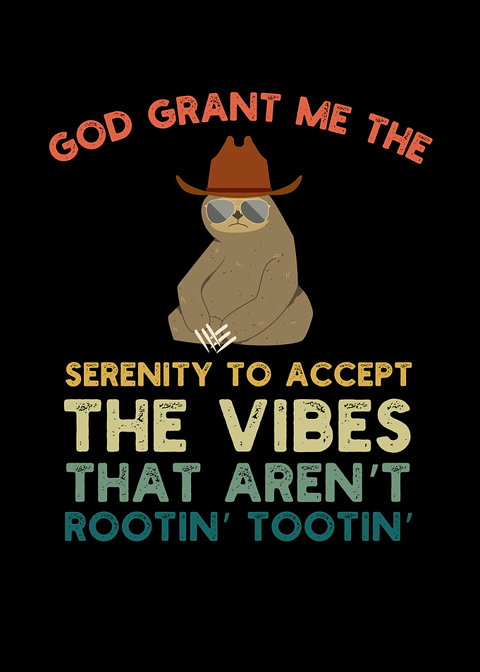 Sloth Vibes Quote