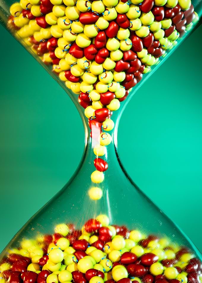 Happiness and Love in the Hourglass