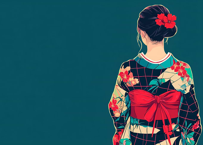 Woman in Kimono