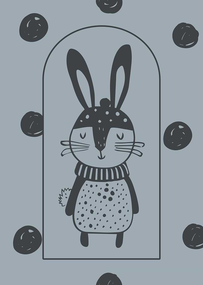 Cute Bunny Illustration